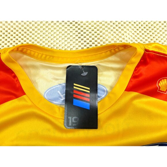 NWT Team Penske NASCAR Pennzoil Race Team Issued Shell Racing Shirt XL - Picture 9 of 10